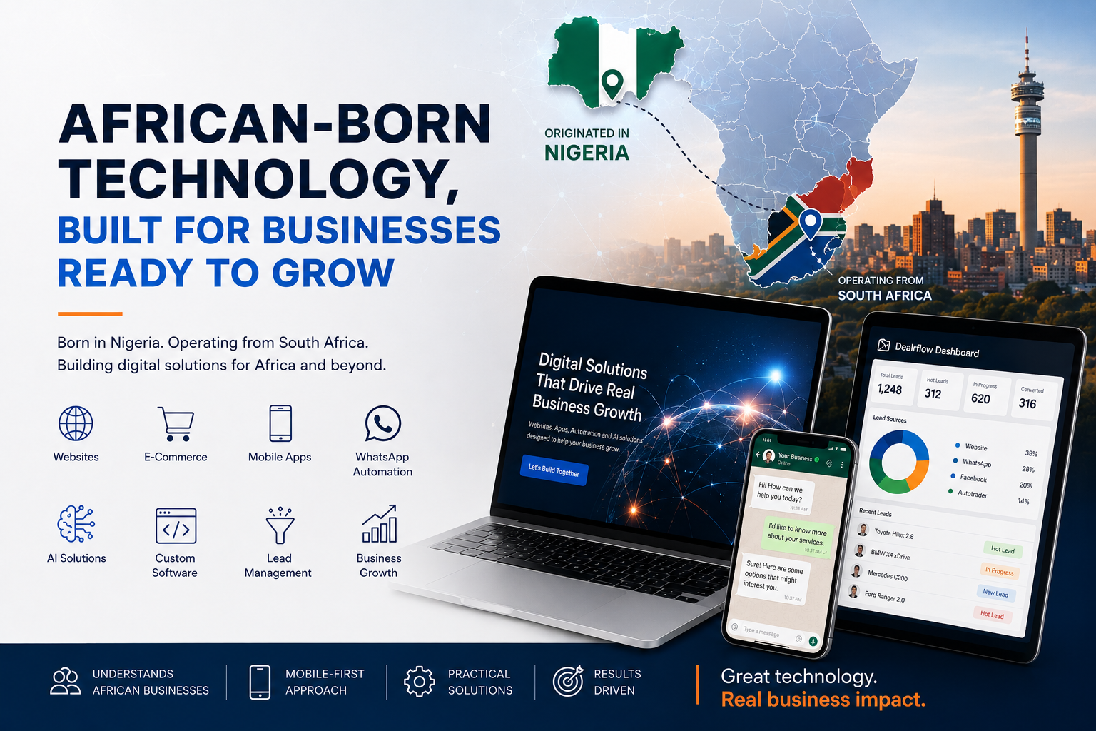 CreaonDigital: African-Born Technology, Built for Businesses Ready to Grow